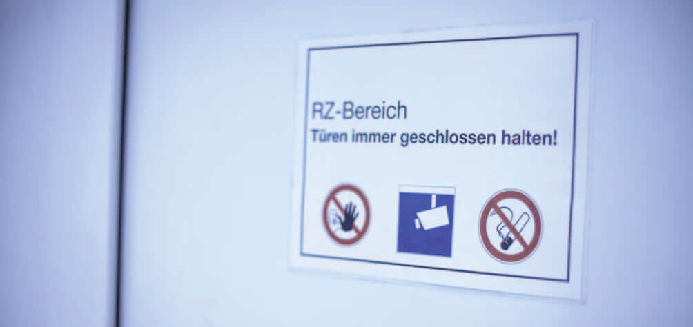 Zertifizierung Rechenzentrum Datensicherheit Zugangssystem