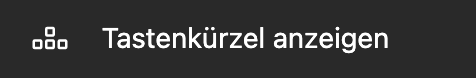 Tastenkürzel